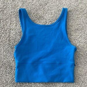 Poolside Blue Lululemon Women's Power Pivot Tank Top Size 4